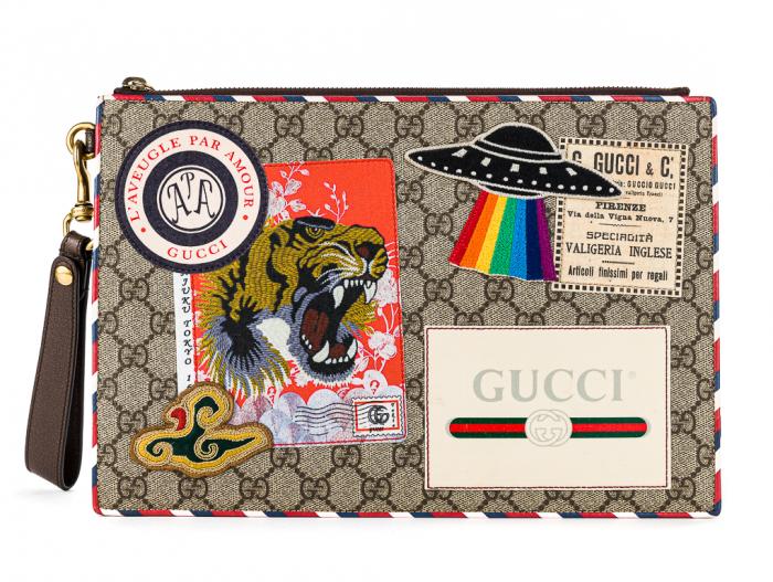 Gucci Courrier GG Supreme Pouch