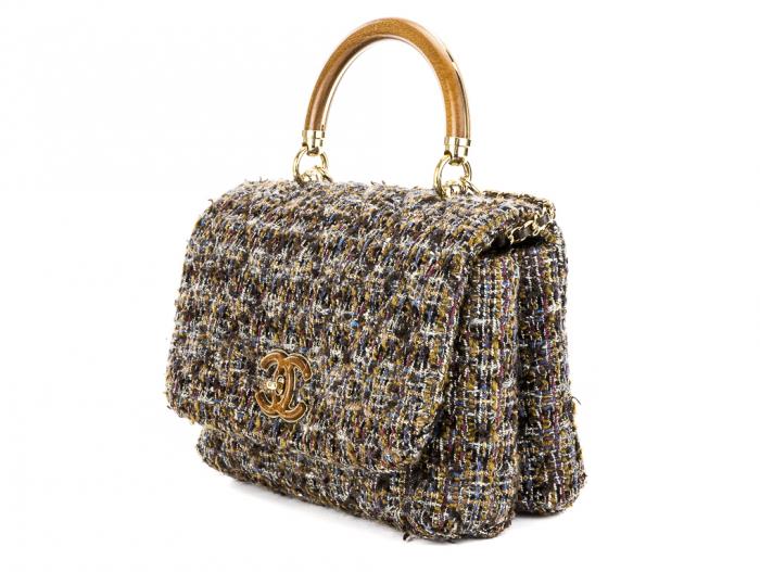 Chanel Flap Bag With Top Handle - Image 2