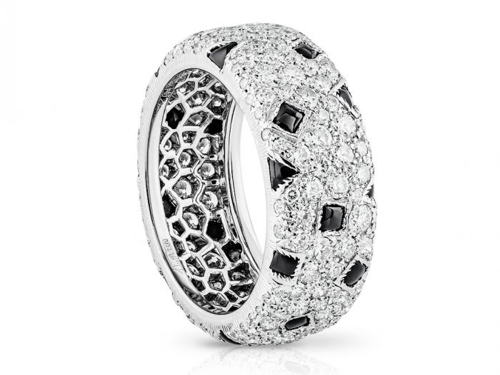 Cartier Pelage Diamond & Onyx Ring - Image 2