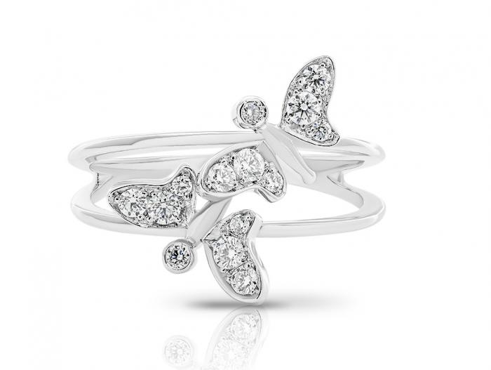 Butterfly Diamond Ring