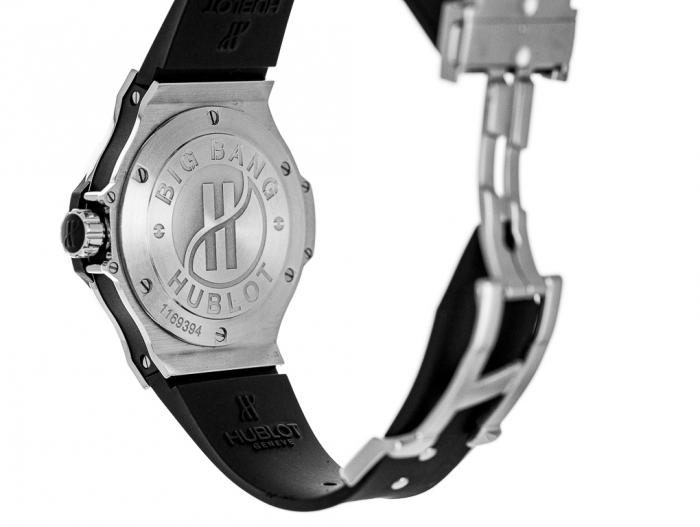 Hublot Big Bang Steel & Diamonds Watch - Image 3