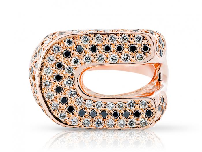 Black & White Diamond Ring