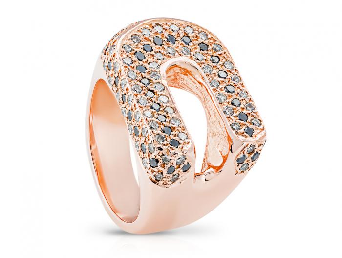 Black & White Diamond Ring - Image 2