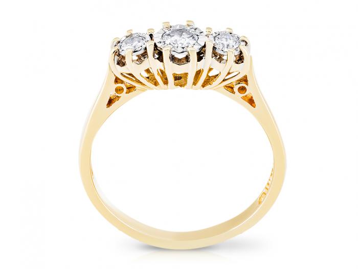 Three Stone Diamond Ring - Image 3