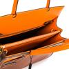 Burberry Tan and Orange Small Title Bag - Image 4
