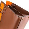 Burberry Tan and Orange Small Title Bag - Image 3