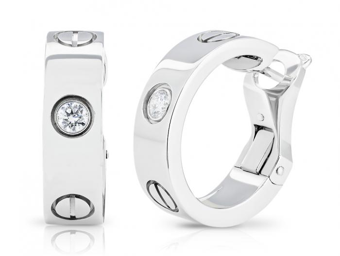 Cartier Love Diamond Earrings - Image 2