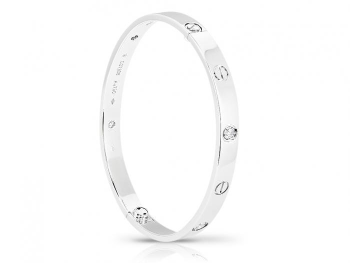 Cartier Diamond Love Bangle - Image 2