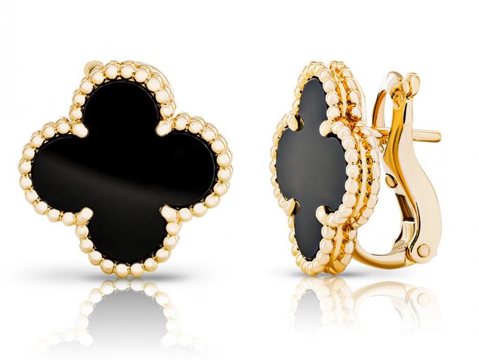 Van Cleef and Arpels Alhambra Earrings - Image 2