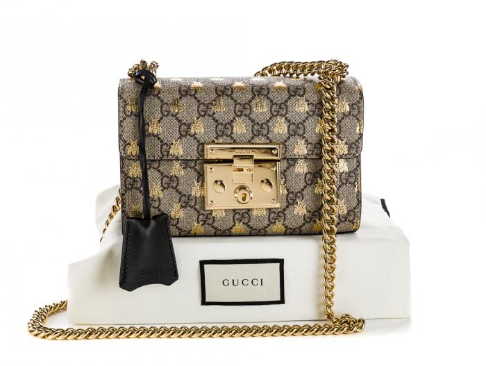 Gucci Padlock Small GG Bees Shoulder Bag - Image 5