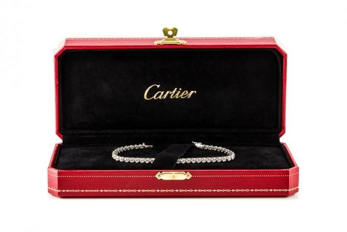 Cartier Diamond Tennis Bracelet - Image 3