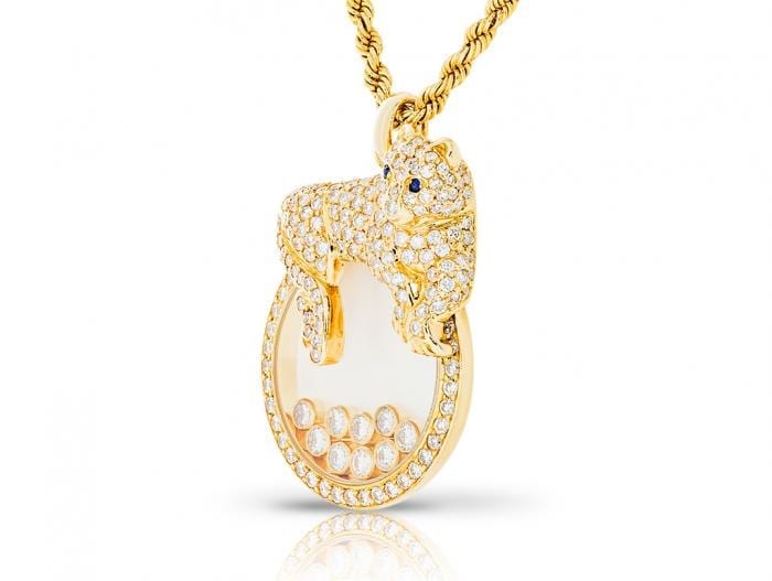 Chopard Happy Diamonds Cat Necklace - Image 2