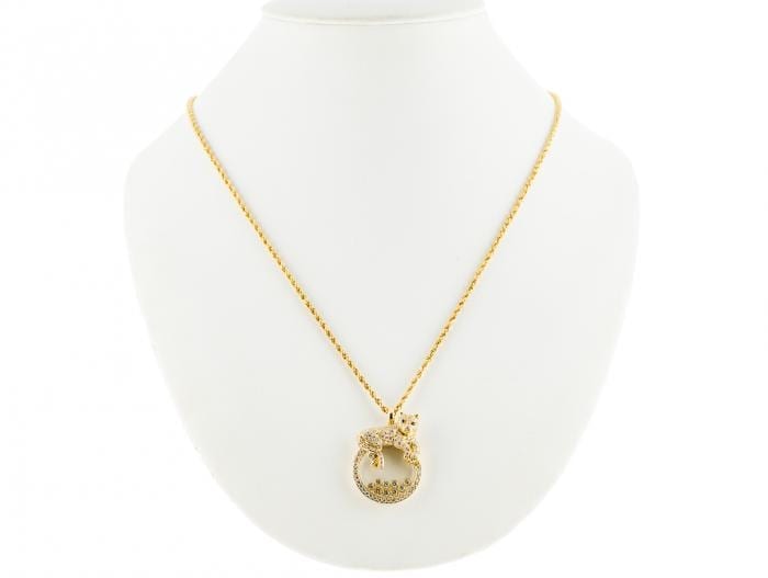 Chopard Happy Diamonds Cat Necklace - Image 3