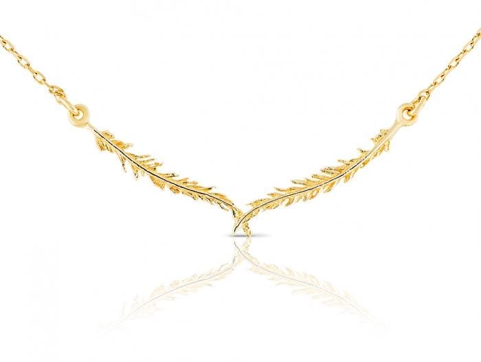 Plume Flare Necklace by Alex Monroe 