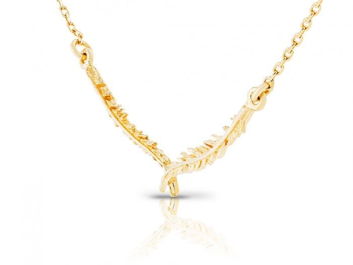 Plume Flare Necklace by Alex Monroe  - Image 2