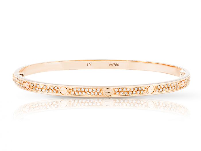 Diamond-Paved Bangle