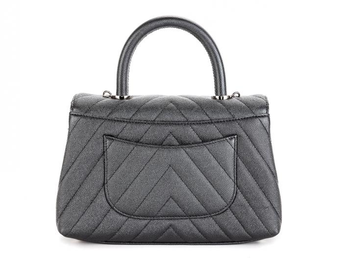 coco chanel top handle bag