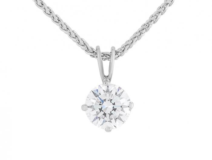 Diamond Pendant on Chain