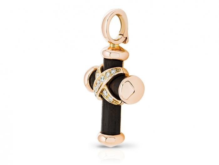 Leo Witter Diamond Cross Pendant - Image 2