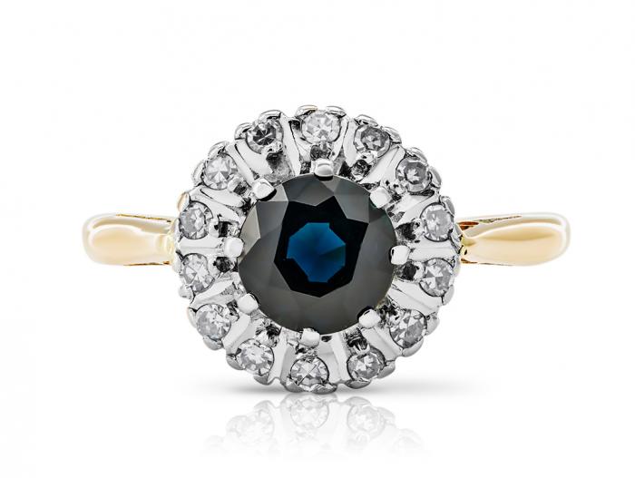 Sapphire & Diamond Ring
