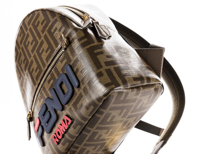 Fendi Double Logo Mini Backpack - Image 3