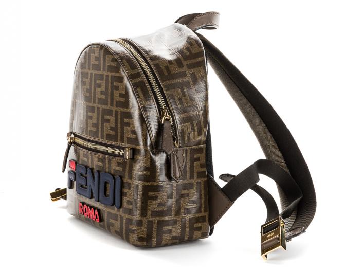 Fendi Double Logo Mini Backpack - Image 2