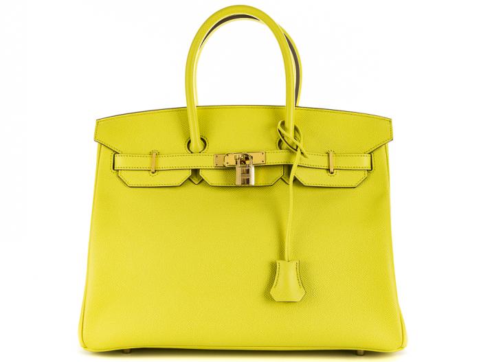 Hermes Birkin 35cm Lime Green