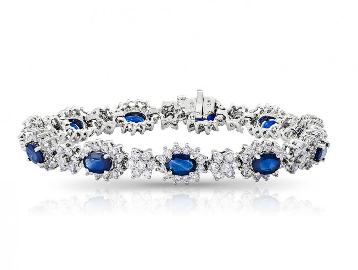 Sapphire & Diamond Bracelet