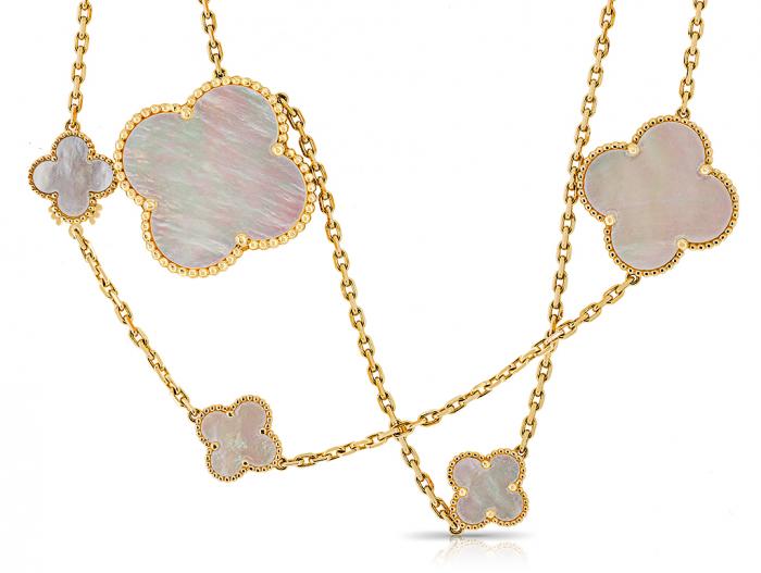 Van Cleef and Arpels Magic Alhambra Mother of Pearl Necklace