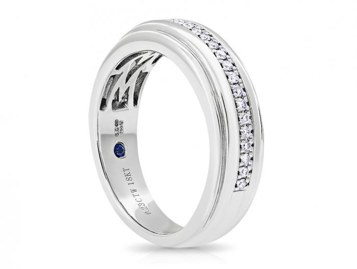 Vera Wang Men's Diamond Band - Image 2