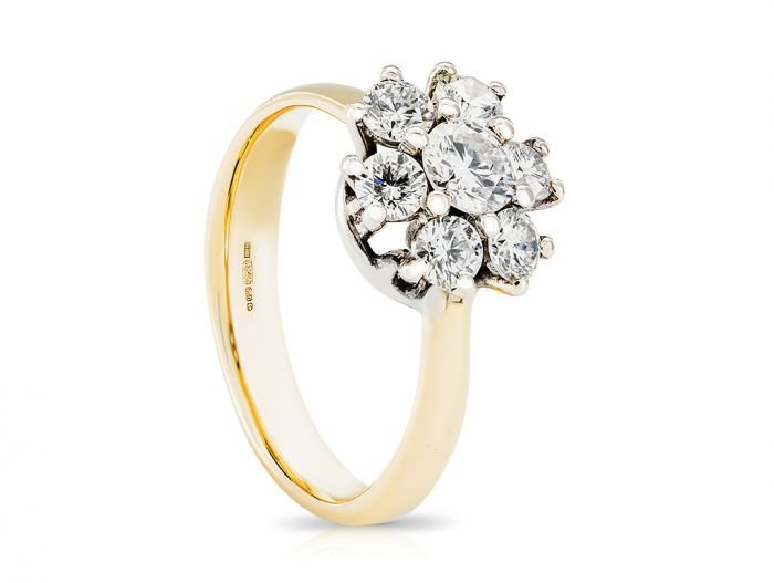 Diamond Flower Ring - Image 2