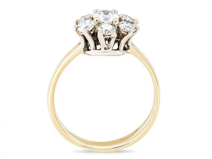 Diamond Flower Ring - Image 3