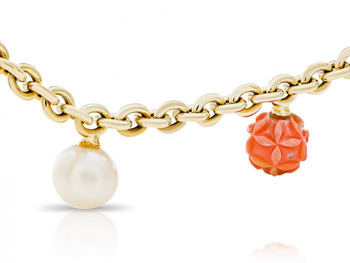 Pearl & Coral Bracelet - Image 2