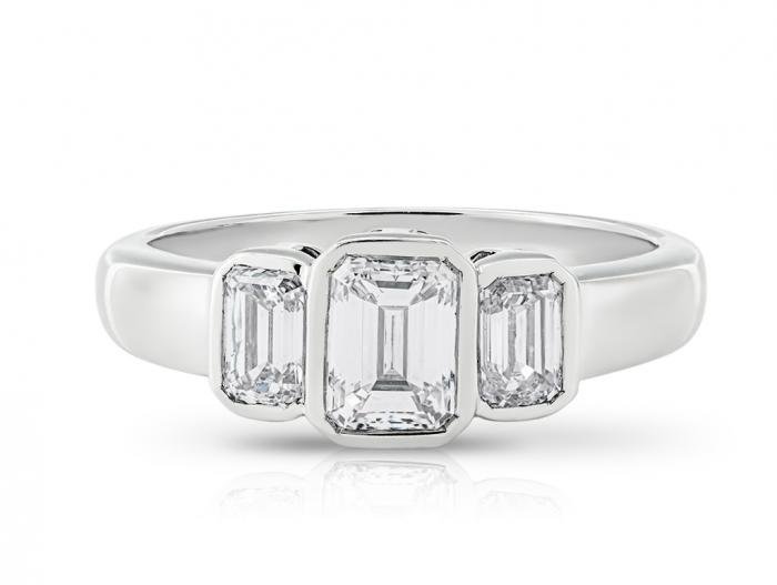 Three Stone Diamond Ring