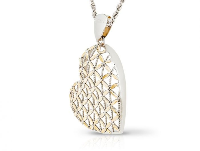Heart Pendant on Chain - Image 2