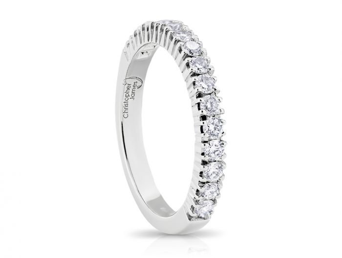 Half Eternity Diamond Ring by Christopher James  - Image 2