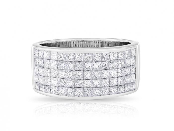 Five Row Diamond Ring