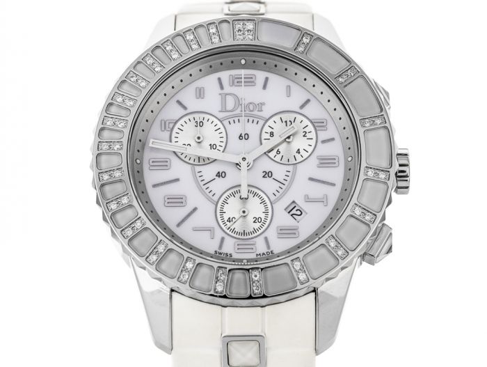 Dior Christal Diamond Chronograph Watch
