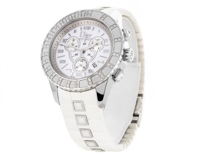 Dior Christal Diamond Chronograph Watch - Image 2