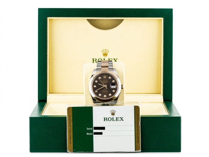 Rolex Datejust 41 Diamond Watch - Image 3