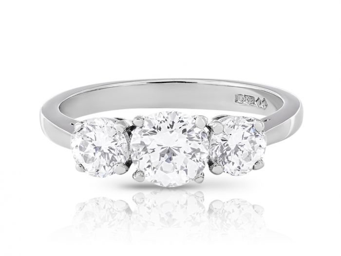 Three Stone Diamond Ring
