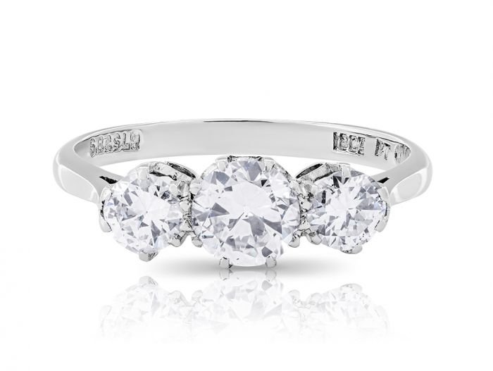 Three Stone Diamond Ring