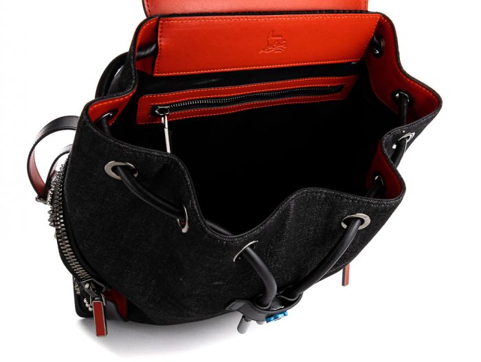Christian Louboutin Denim Explorafunk Backpack - Image 5