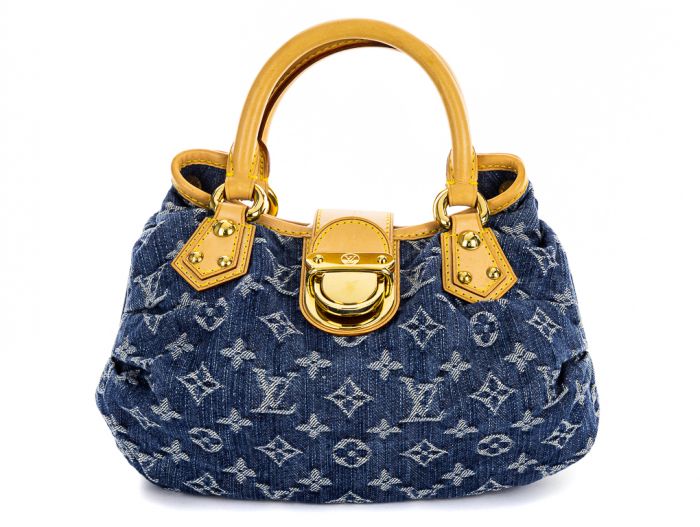 Louis Vuitton Denim Pleaty Bag