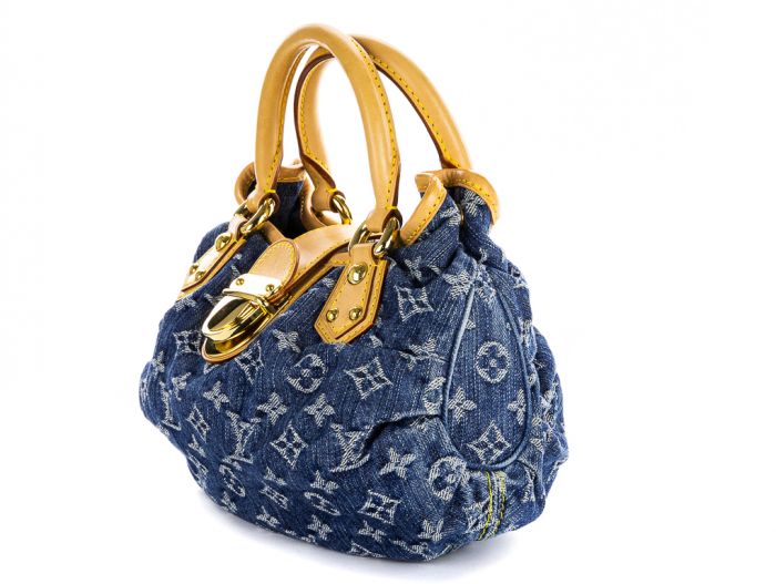 Louis Vuitton Denim Pleaty Bag - Image 2