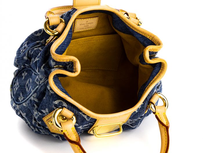 Louis Vuitton Denim Pleaty Bag - Image 5
