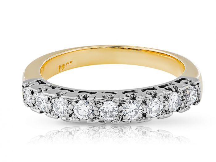 Half Eternity Diamond Ring