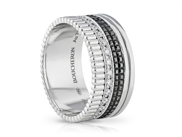 Boucheron Quatre Black Edition Large Ring - Image 2