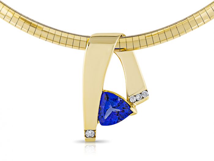 Tanzanite & Diamond Necklace
