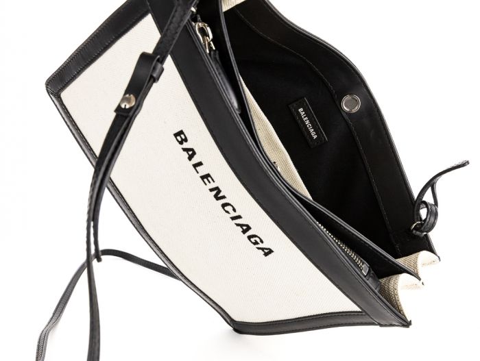 Balenciaga Navy Pochette Shoulder Bag - Image 4